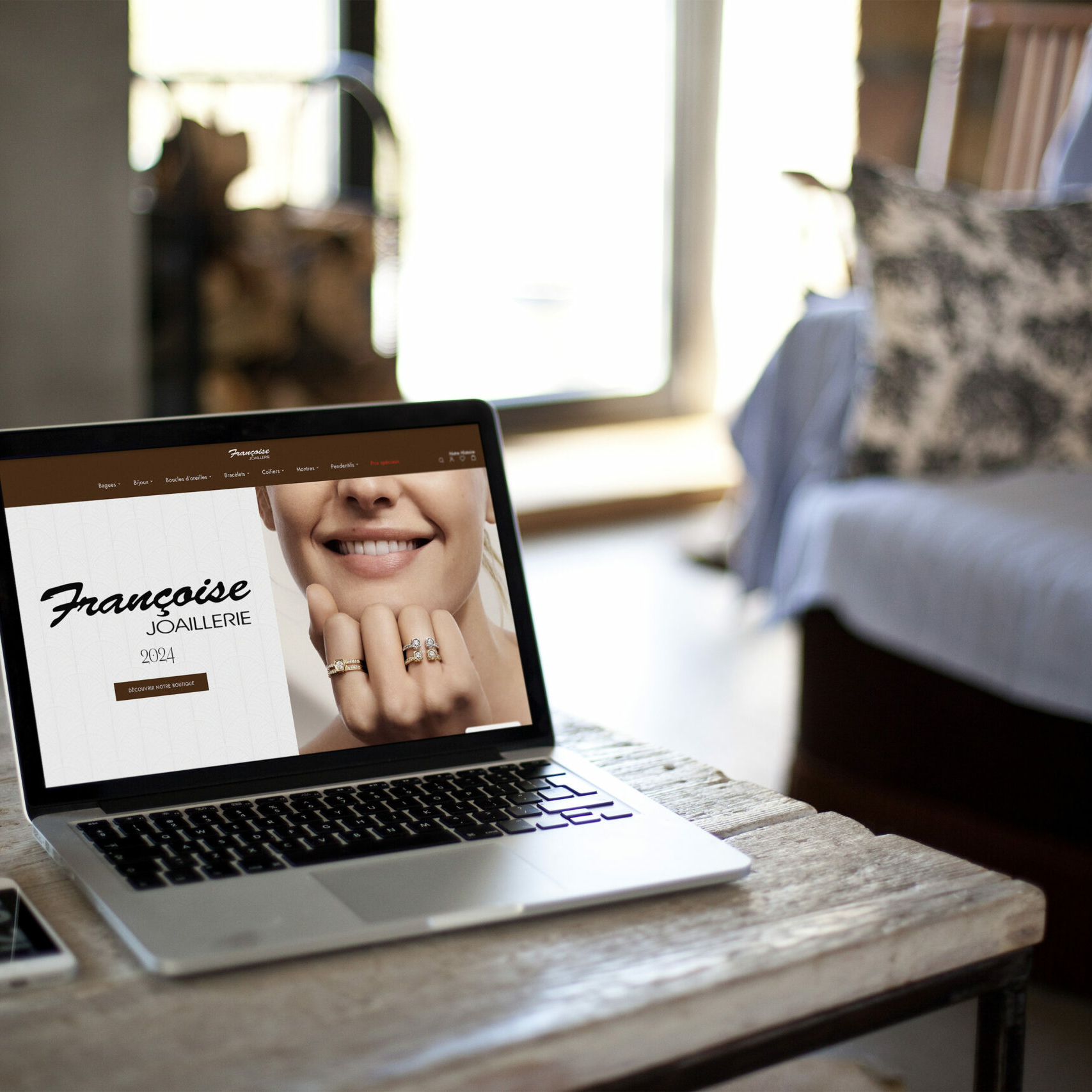 Aperçu du site internet Françoise Joaillerie
